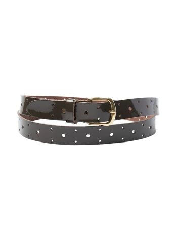 Ceinture Cuir Laque Basic 2