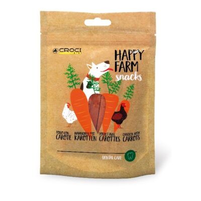 Snack per cani Pollo e Carote - Happy Farm