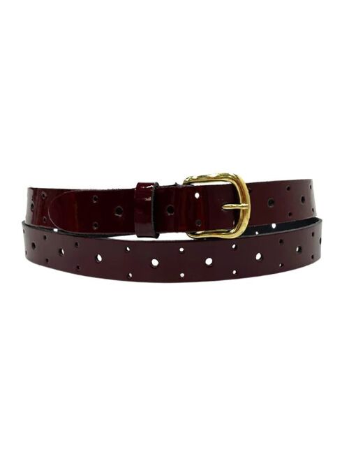 Belt Leather Laque Basic