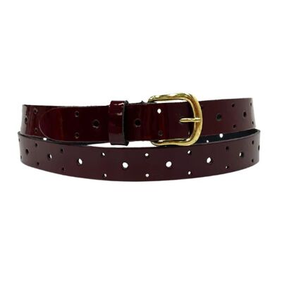 Belt Leather Laque Basic