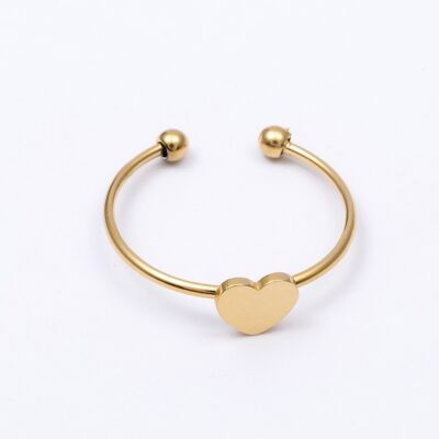 Ring stainless steel GOLD - R40077055250