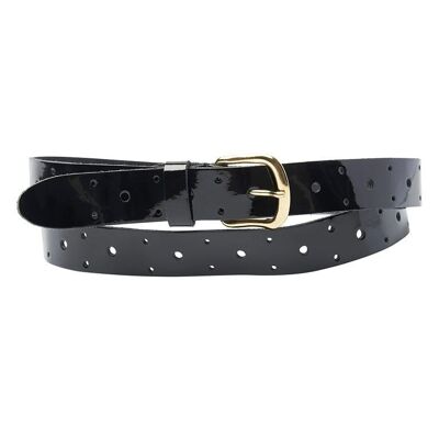 Belt Leather Laque Basic