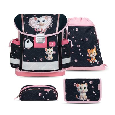 Ensemble de cartable Classy Cute Kitten 4 pcs