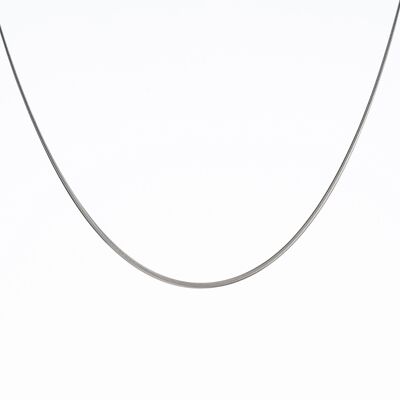 Halskette aus Edelstahl SILBER - N80013045299