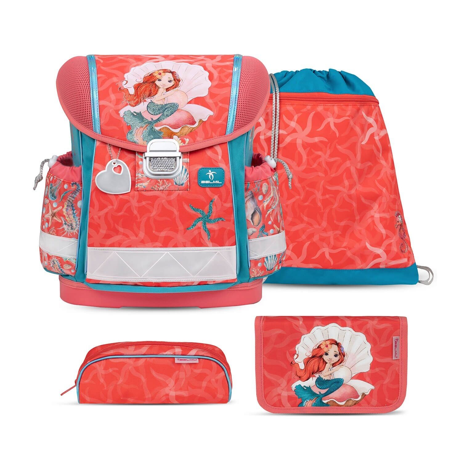 Set di zaini Classy Sea Queen 4 pezzi