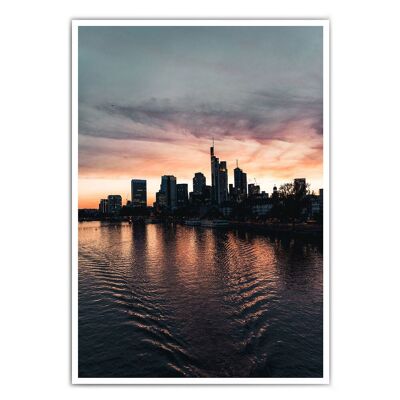 Skyline picture Frankfurt am Main - mural as decoration