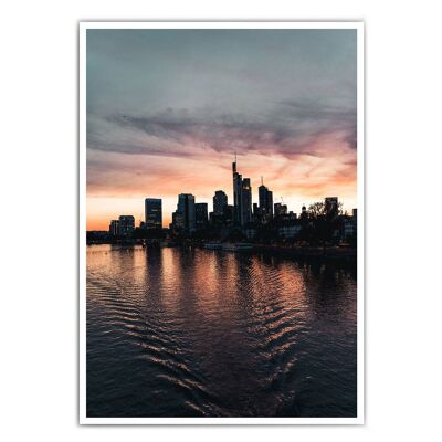 Skyline Bild Frankfurt am Main - Wandbild als Dekoration
