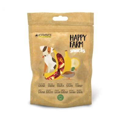 Snack pour chien Canard et Banane - Happy Farm