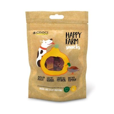 Snack per cani Anatra e Zucca - Happy Farm