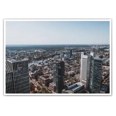 Frankfurt from above Poster