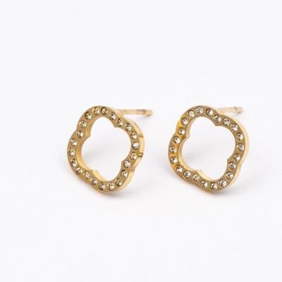 Earrings stainless steel GOLD - E60002065299