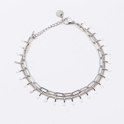 Pulsera acero inoxidable PLATA - B50016055399