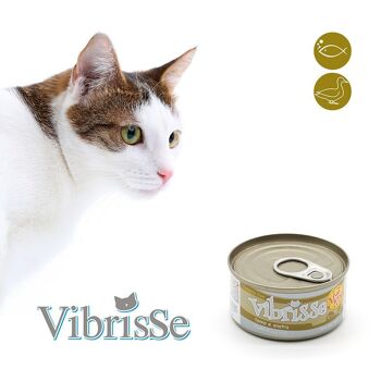 Aliment naturel pour chat - Vibrisse Menu 70g 15