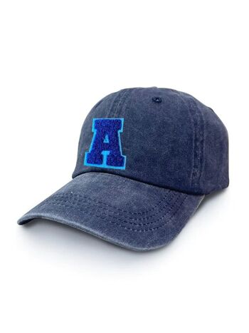 Casquette Alphabet Bleu 1