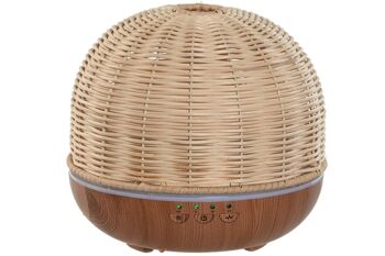 DIFFUSEUR D'ARÔME PVC RATAN 19X19X18 HUMIDIFICATEUR DA213134 1