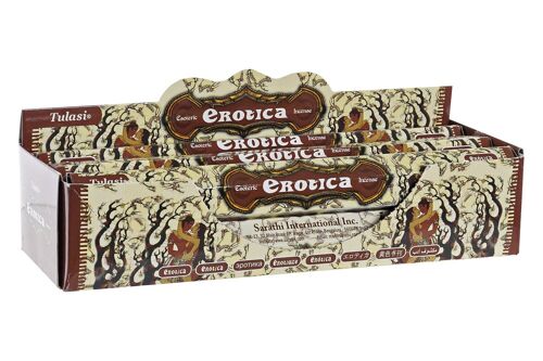 INCIENSO VARILLA SET 20 AROMA 25X4X4 25 CM. EROTIC IN87511