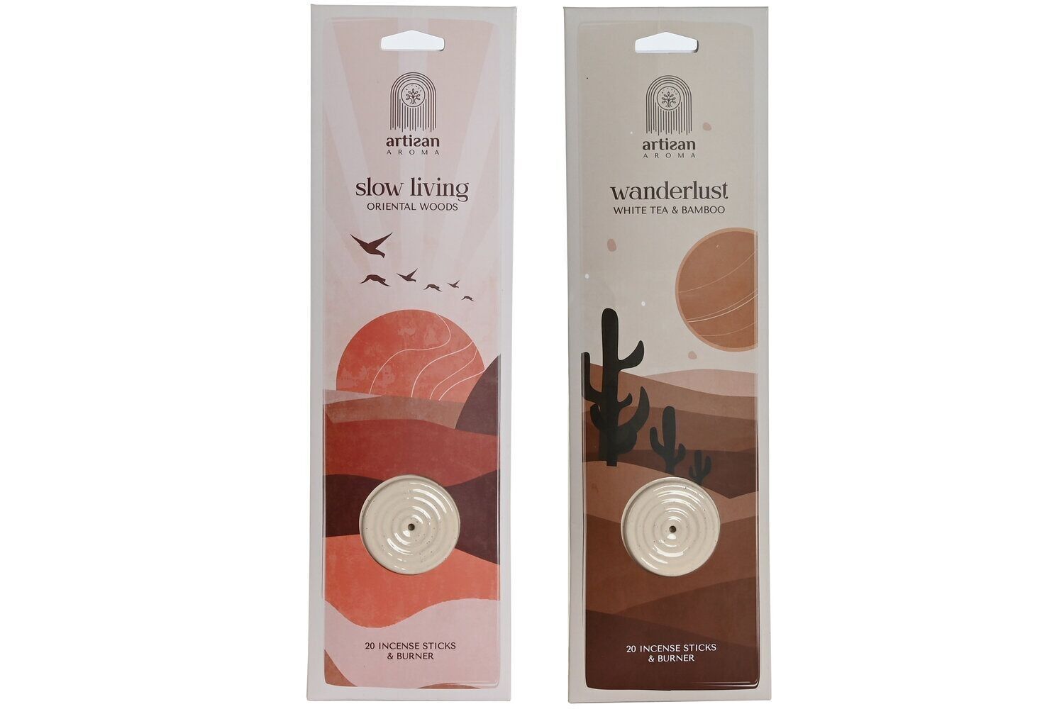 RÄUCHERSTÄBCHEN-SET 20 HOLZ 7X1X25 SLOW WANDERL DA212915