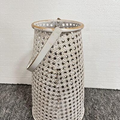 METAL CANDLE HOLDER 17X17X27.5 GOLD PV213092