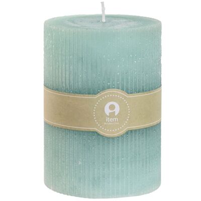 WAX CANDLE 10X10X14 910 GR. TURQUOISE VE212601