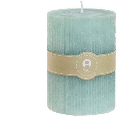WAX CANDLE 10X10X14 910 GR. TURQUOISE VE212601