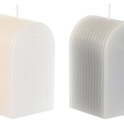 WAX CANDLE 5X5X9 225 GR, ARC 2 SURT. VE209668