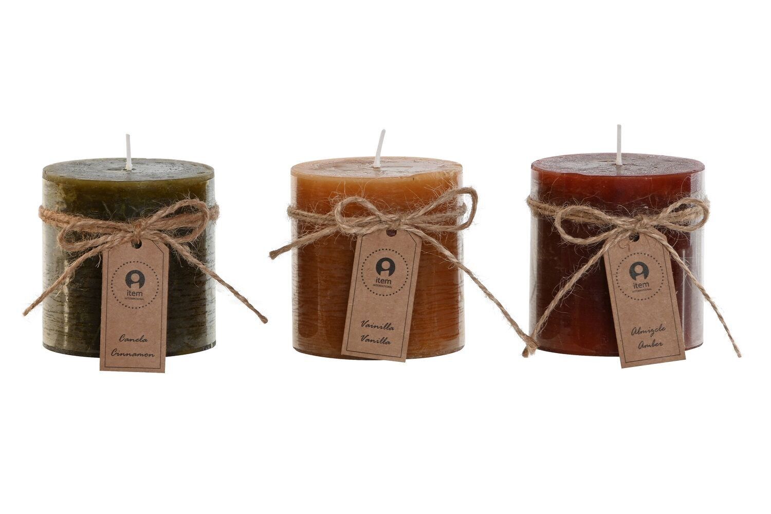 CANDELA IN CERA 6,8X6,8X7 215 GR, 32 ORE 3 SURT. VE209647