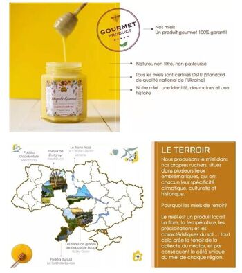 Miel de printemps Honey Brothers d'Ukraine 100% naturel 400g 2