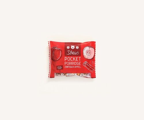 Haferriegel Pocket Porridge Zimtiger Apfel VE16