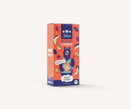 Wild Kids Bio Fruchtfeierei Porridge VE7