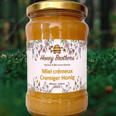 Honey Brothers creamy honey from Ukraine 100% natural 400g