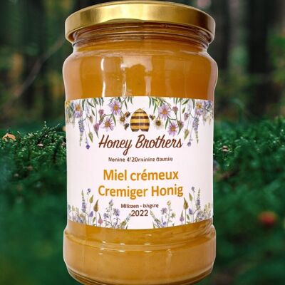 Miel crémeux Honey Brothers d'Ukraine 100% naturel 400g