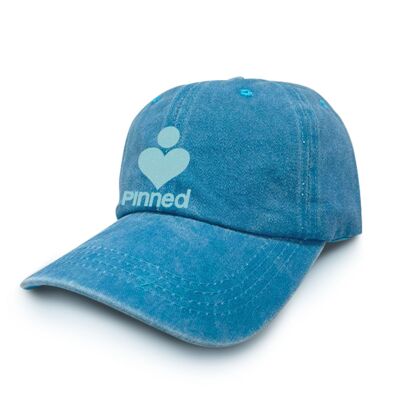 Casquette PiNNED Bleu Clair Glitter