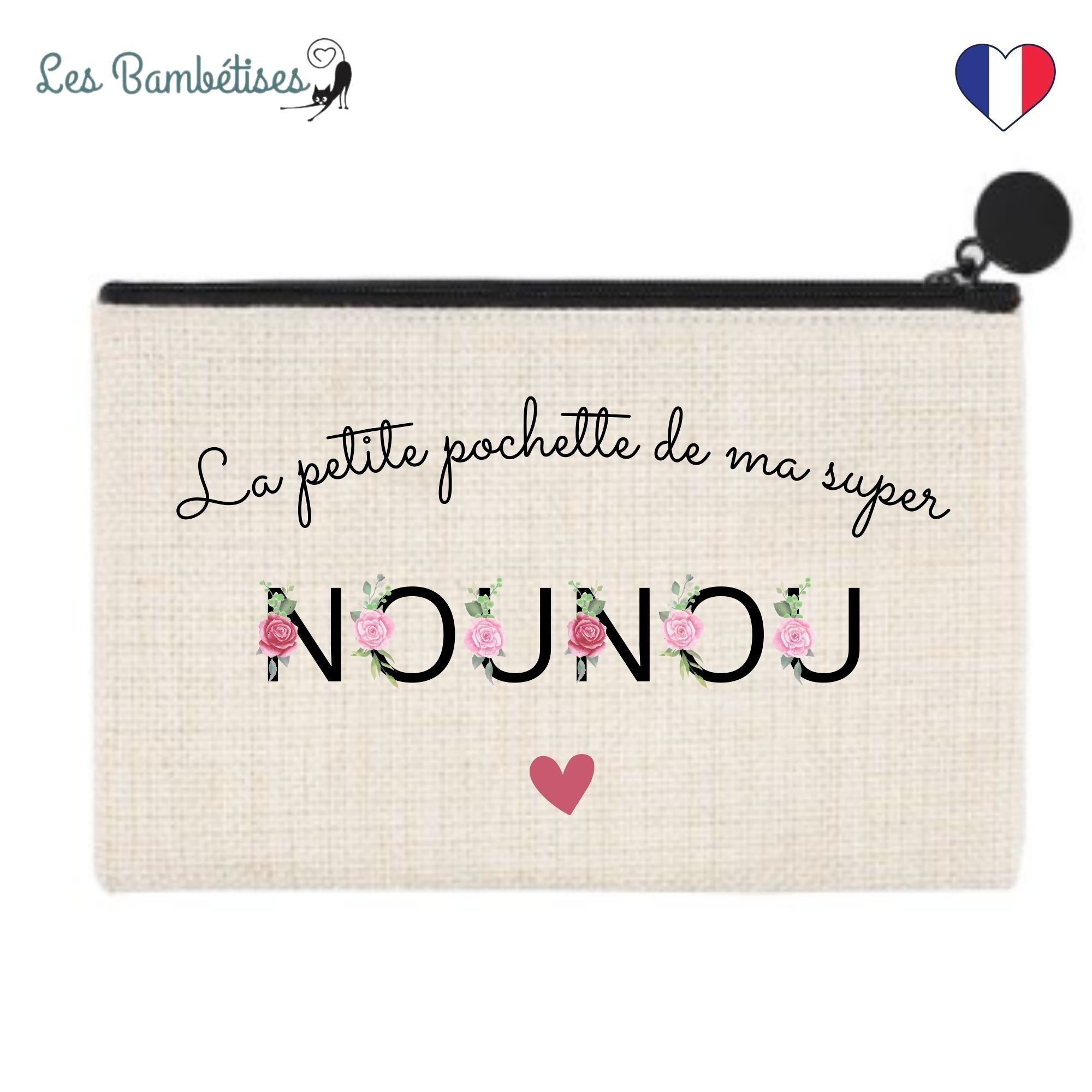 Custodia per tata con lettere floreali