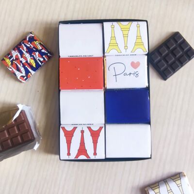 Paris chocolates or personalized to your city