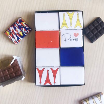 Paris chocolates or personalized to your city