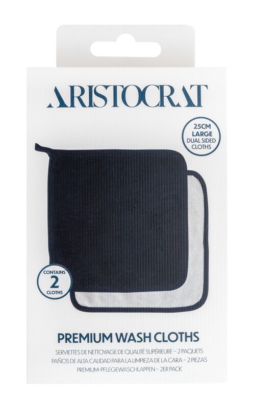 Aristocrat Premium Grooming Wash Cloths  (2 Pack)