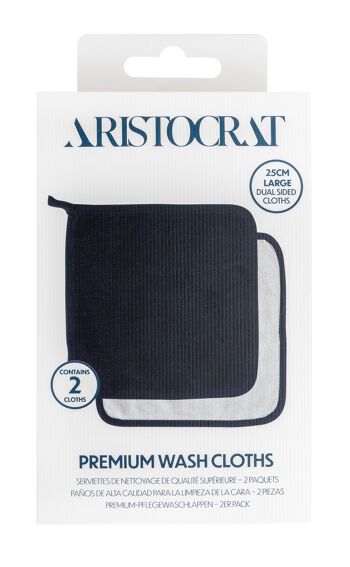 Débarbouillettes de toilettage Aristocrat Premium (paquet de 2) 1