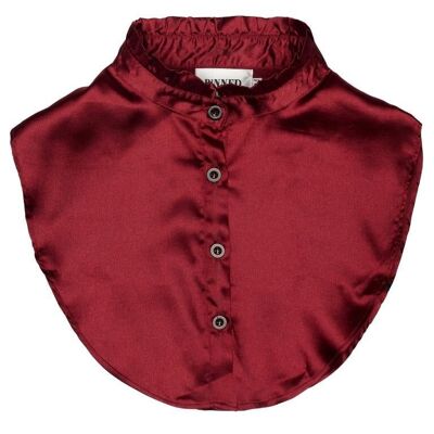 Collar Satin Ruffle