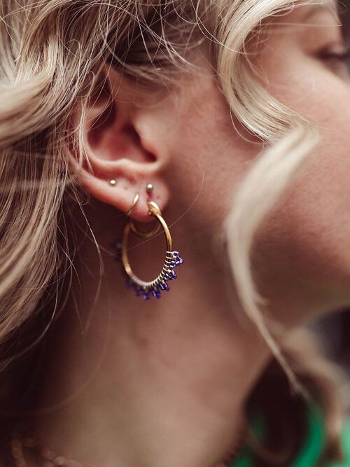 Ear Candy Cobalt Beads