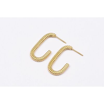Earrings stainless steel GOLD - E60174110550