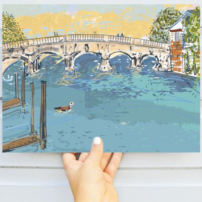 Henley On Thames Bridge Art Print - Small