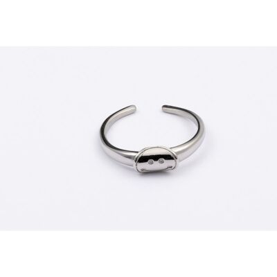 Ring stainless steel SILVER - R40120100399