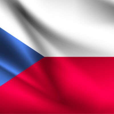 Bandera de País República Checa 90 x 150 cm - 100% poliéster
