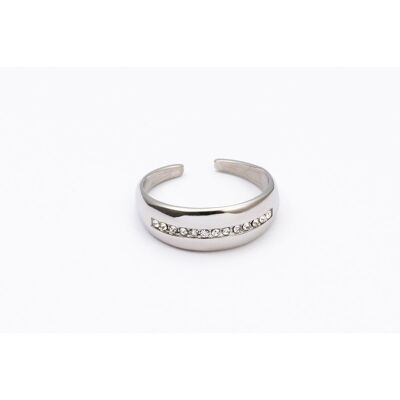 Bague acier inoxydable ARGENT - R40118110399