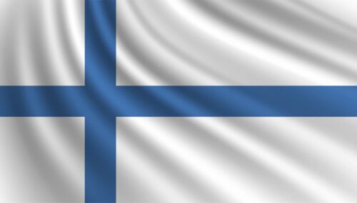 Country Flag Finland 90 x 150 cm - 100% polyester