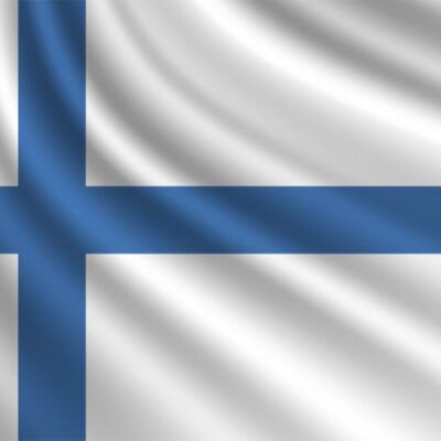 Bandiera nazionale Finlandia 90 x 150 cm - 100% poliestere