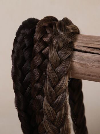 Tresse de cheveux - Brun cendré 3