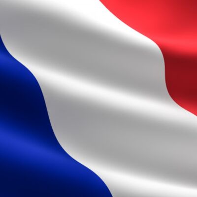 Bandiera nazionale Francia 90 x 150 cm - 100% poliestere