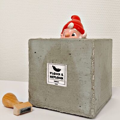 Concrete garden gnome (The little one) - Decorative object