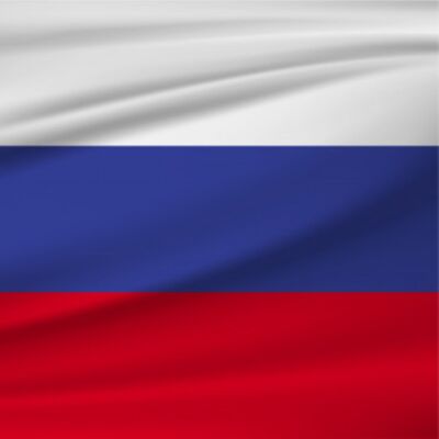 Bandera de País Rusia 90 x 150 cm - 100% poliéster